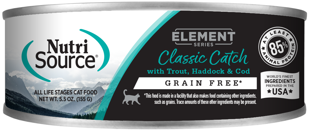 NutriSource Element Series Classic Catch Grain Free Canned Cat Food