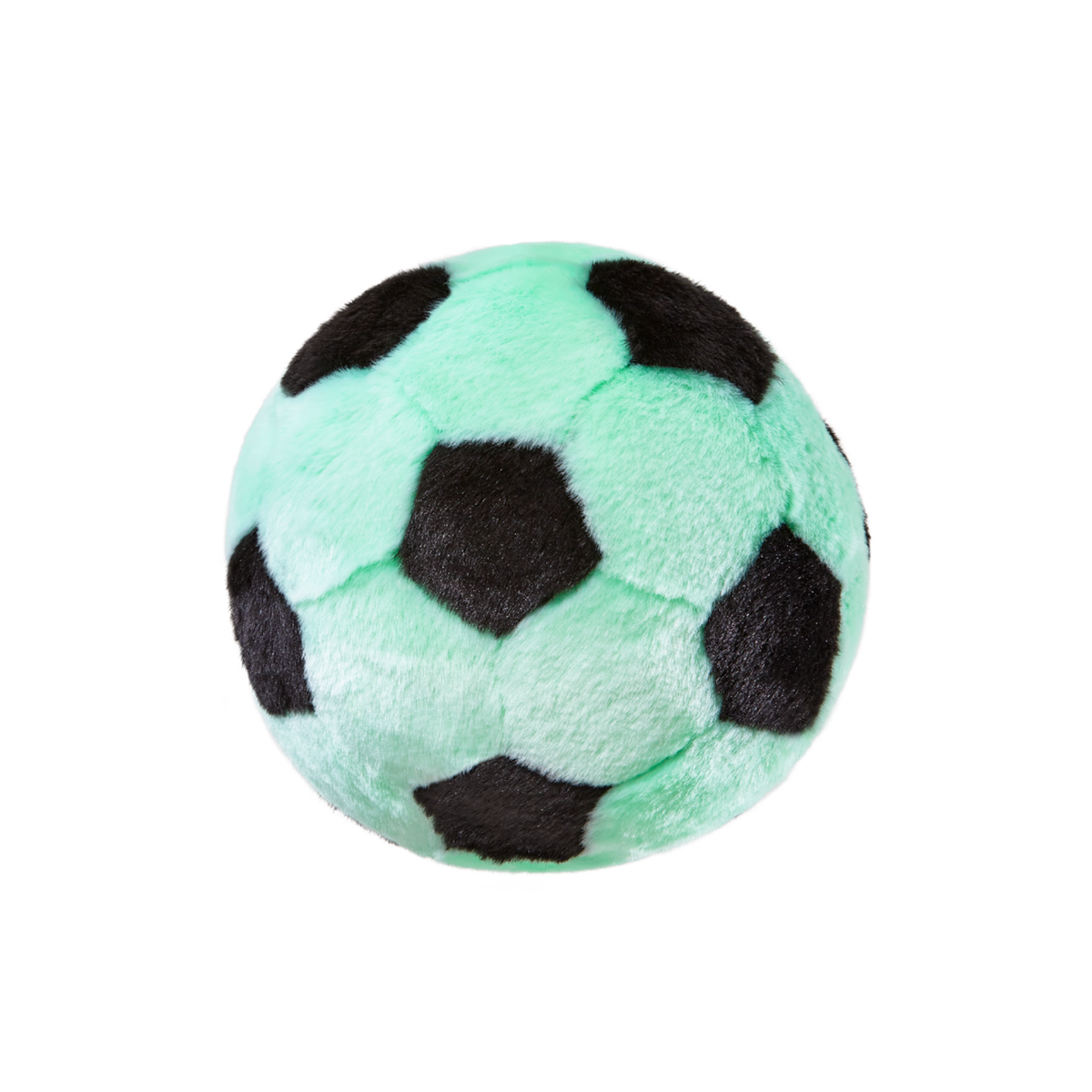 Fluff &amp; Tuff Squeakerless Soccer Ball Dog Toy