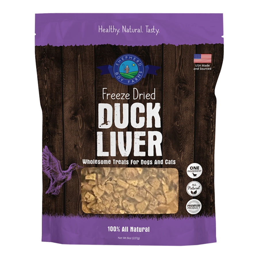 Shepherd Boy Farms Freeze-Dried Duck Liver Dog & Cat Treats