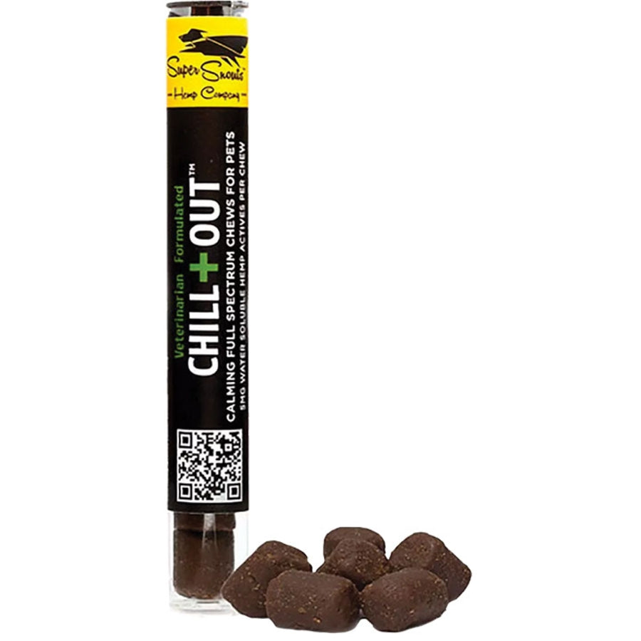 Super Snout Hemp Chill+Out Calming Hemp Chews Dog &amp; Cat Supplement