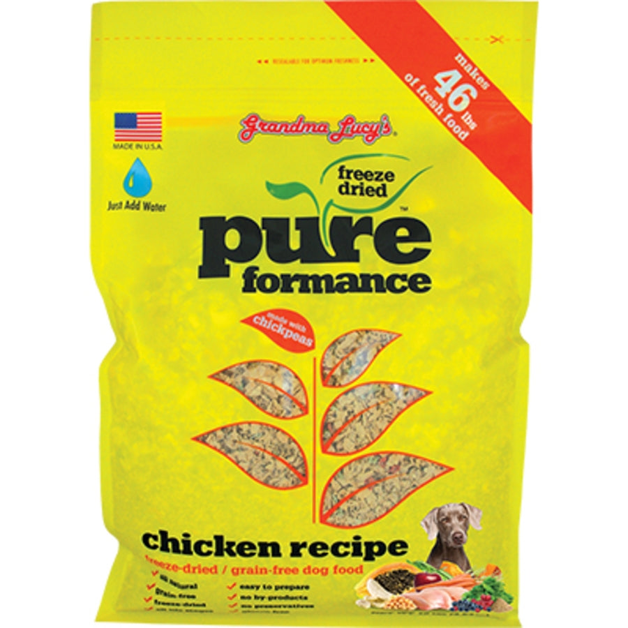 Grandma Lucy's Pureformance Freeze-Dried Chicken Recipe Dog Food