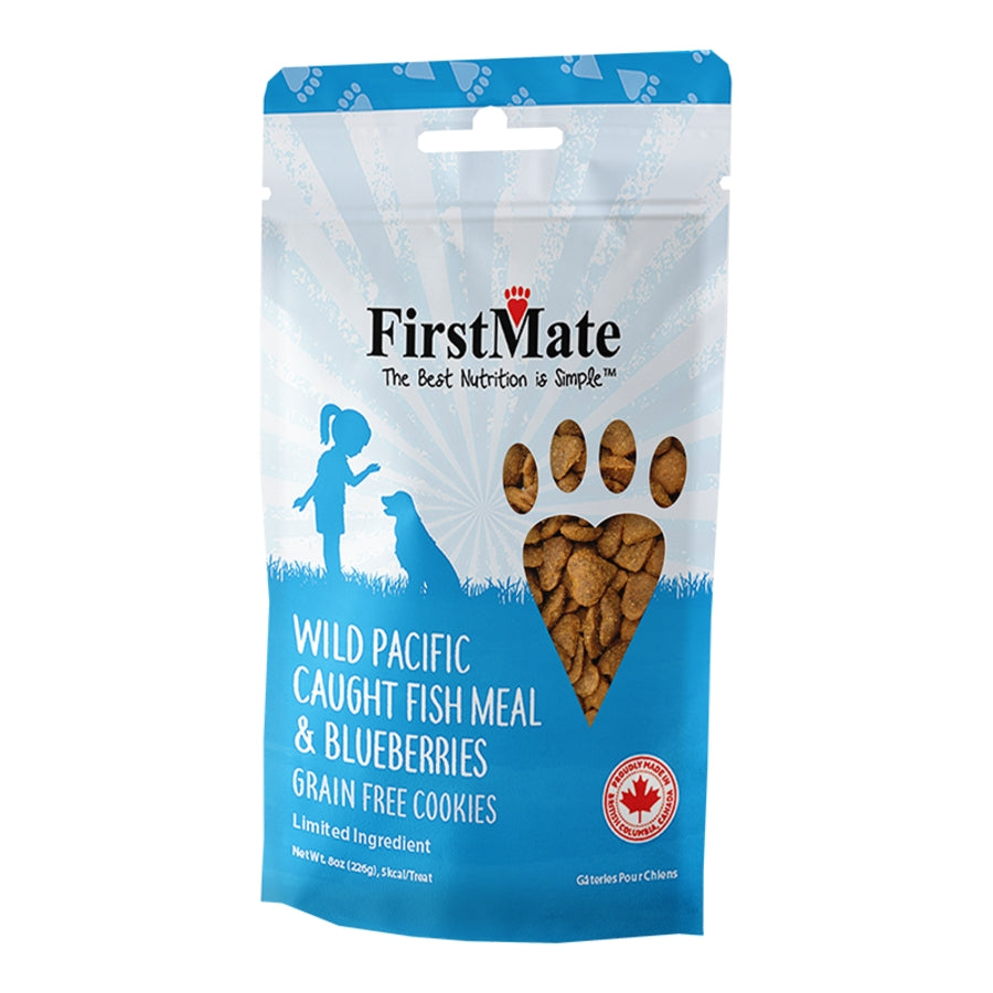 FirstMate Wild Pacific Caught Fish &amp; Blueberries Dog Treats