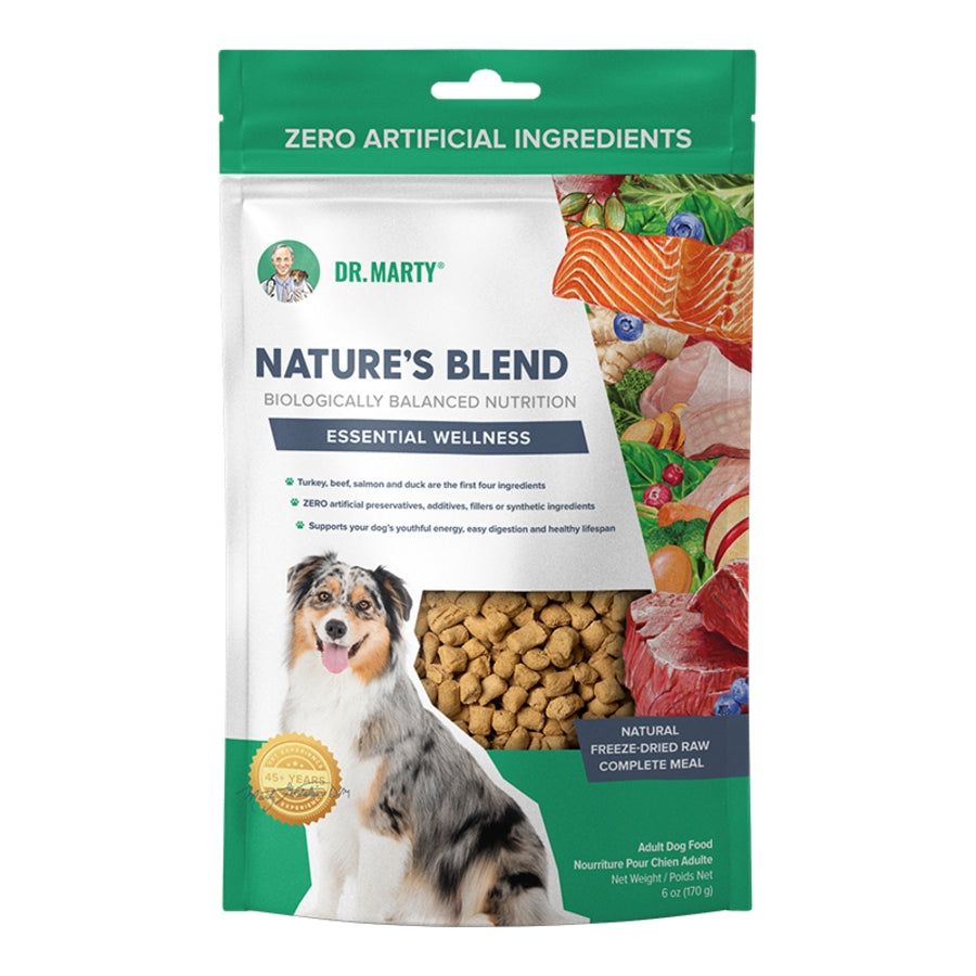 Dr. Marty Freeze-Dried Raw Nature&#39;s Blend Essential Wellness Dog Food