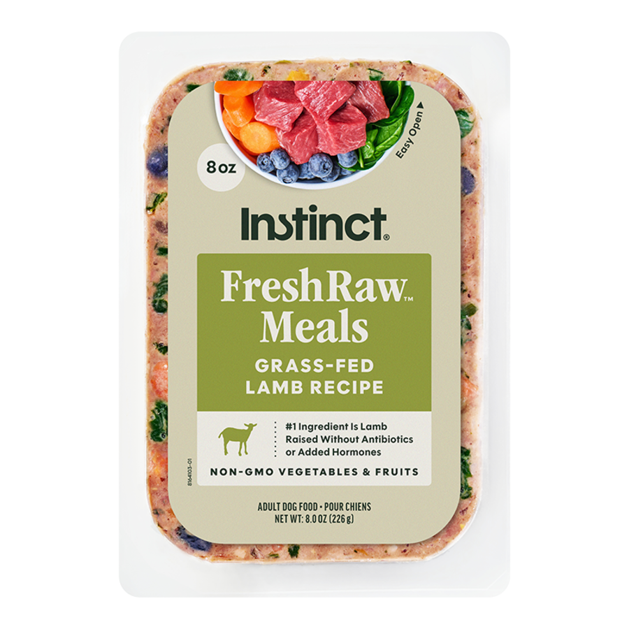 Instinct FreshRaw Meals Grass-Fed Lamb Frozen Raw Dog Food