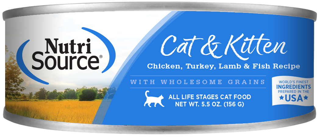 NutriSource Chicken, Turkey, Lamb &amp; Fish Canned Cat &amp; Kitten Food
