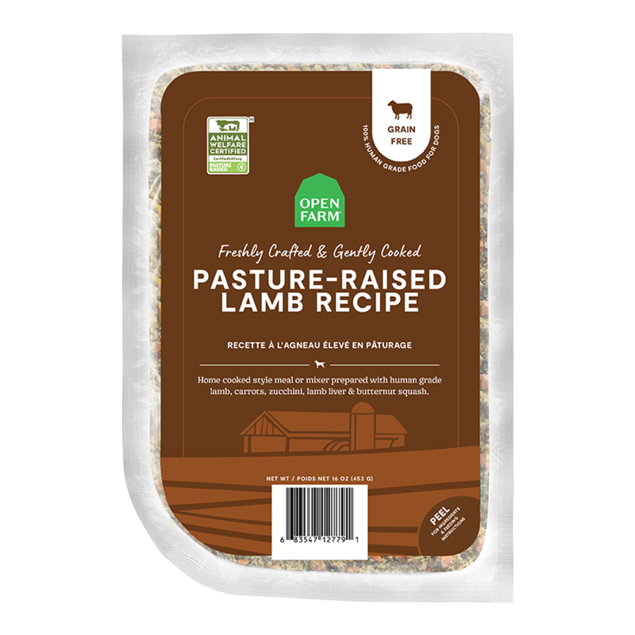 Open Farm Gently Cooked Pasture-Raised Lamb Frozen Dog Food