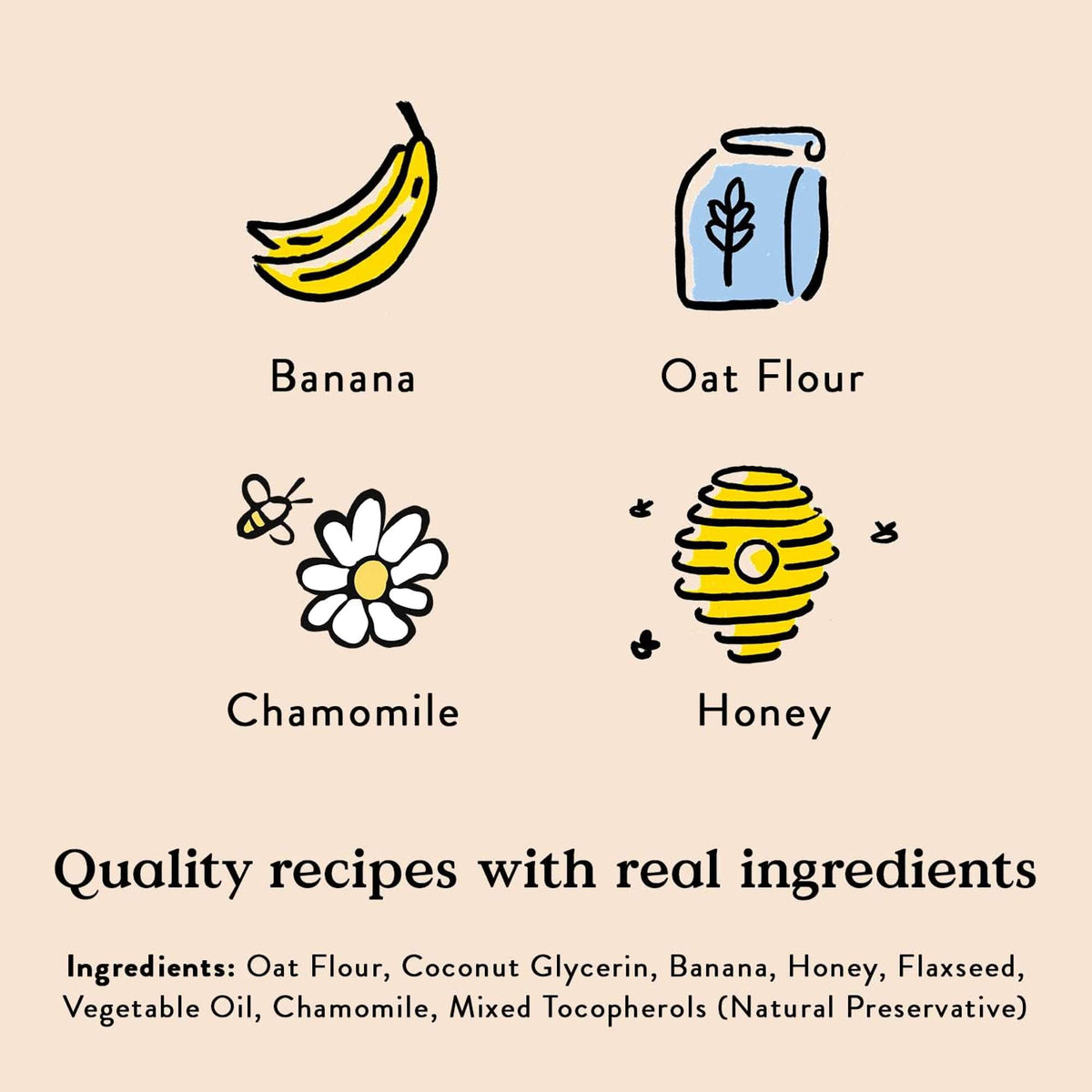 Bocce&#39;s Bakery Dailies Sweet Dreams Chamomile, Banana and Honey Soft and Chewy Dog Treats