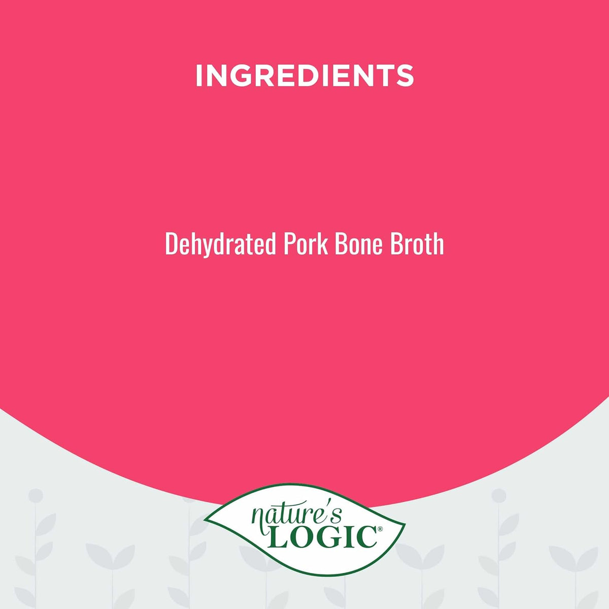 Nature&#39;s Logic Dehydrated Pork Bone Broth for Dogs &amp; Cats