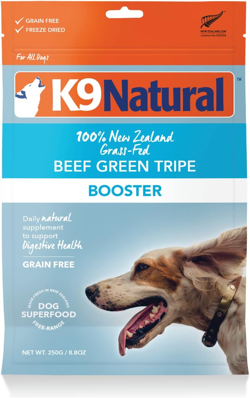 K9 Natural Freeze-Dried Booster Beef Green Tripe Dog Supplement