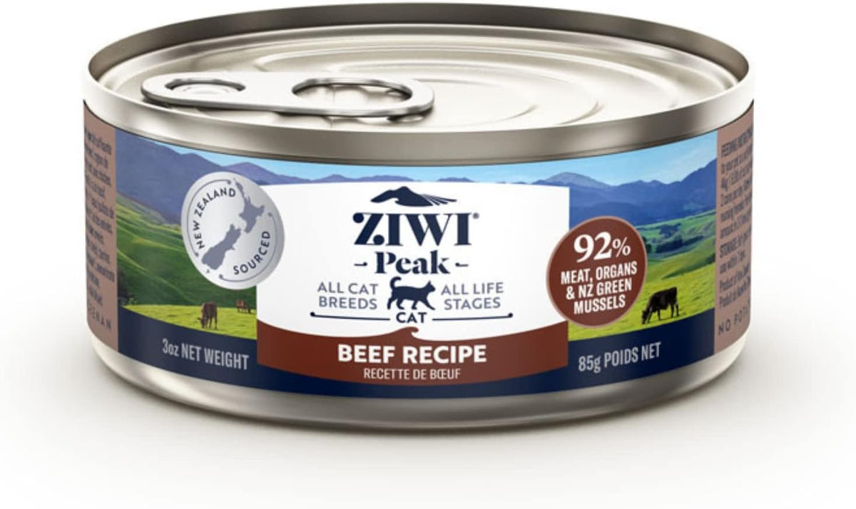 Ziwi Peak Beef Recipe Canned Cat Food