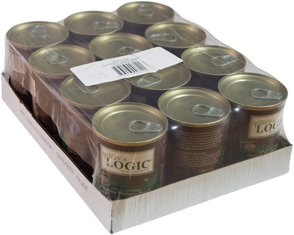 Nature&#39;s Logic Canine Venison Feast Canned Dog Food