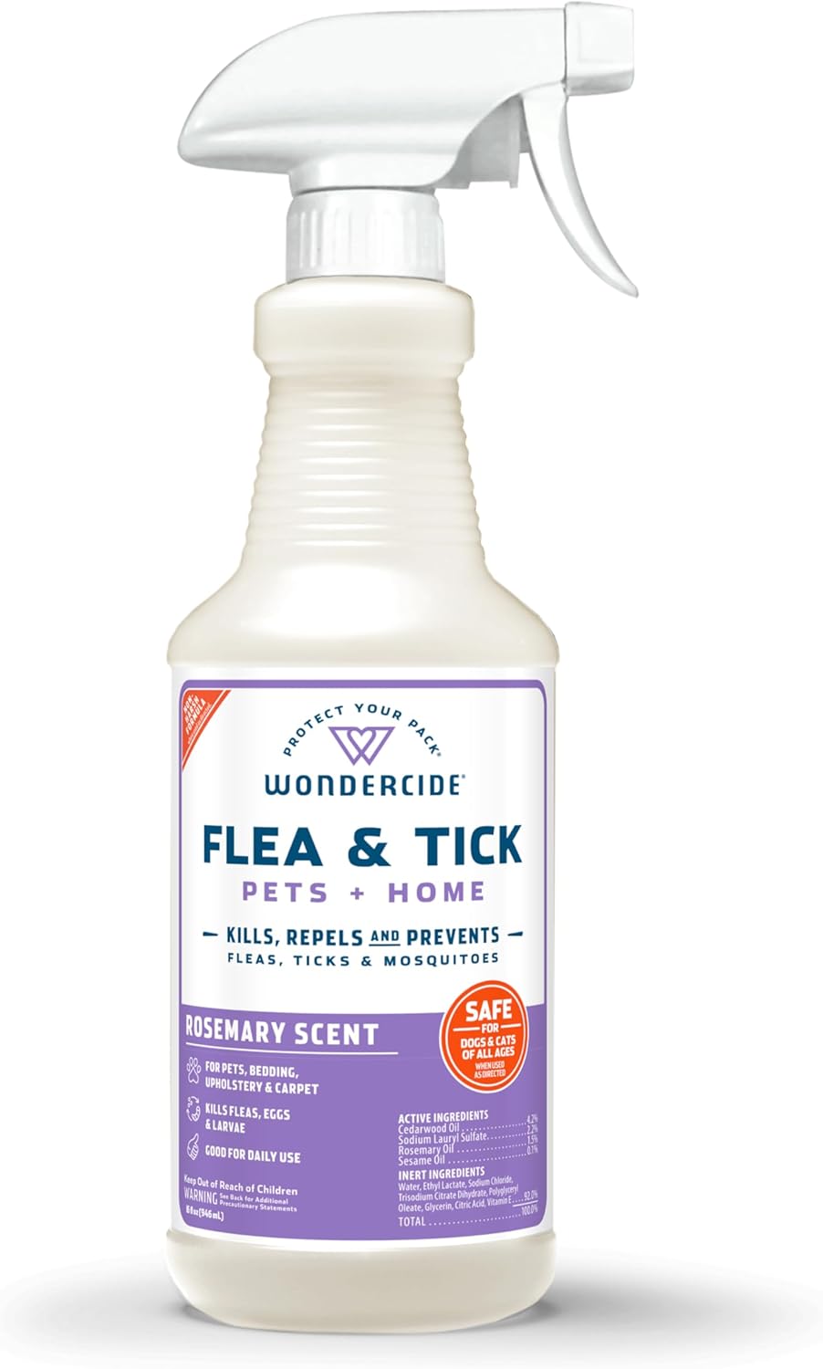 Wondercide Dog & Cat Flea & Tick Pets + Home Rosemary Scent