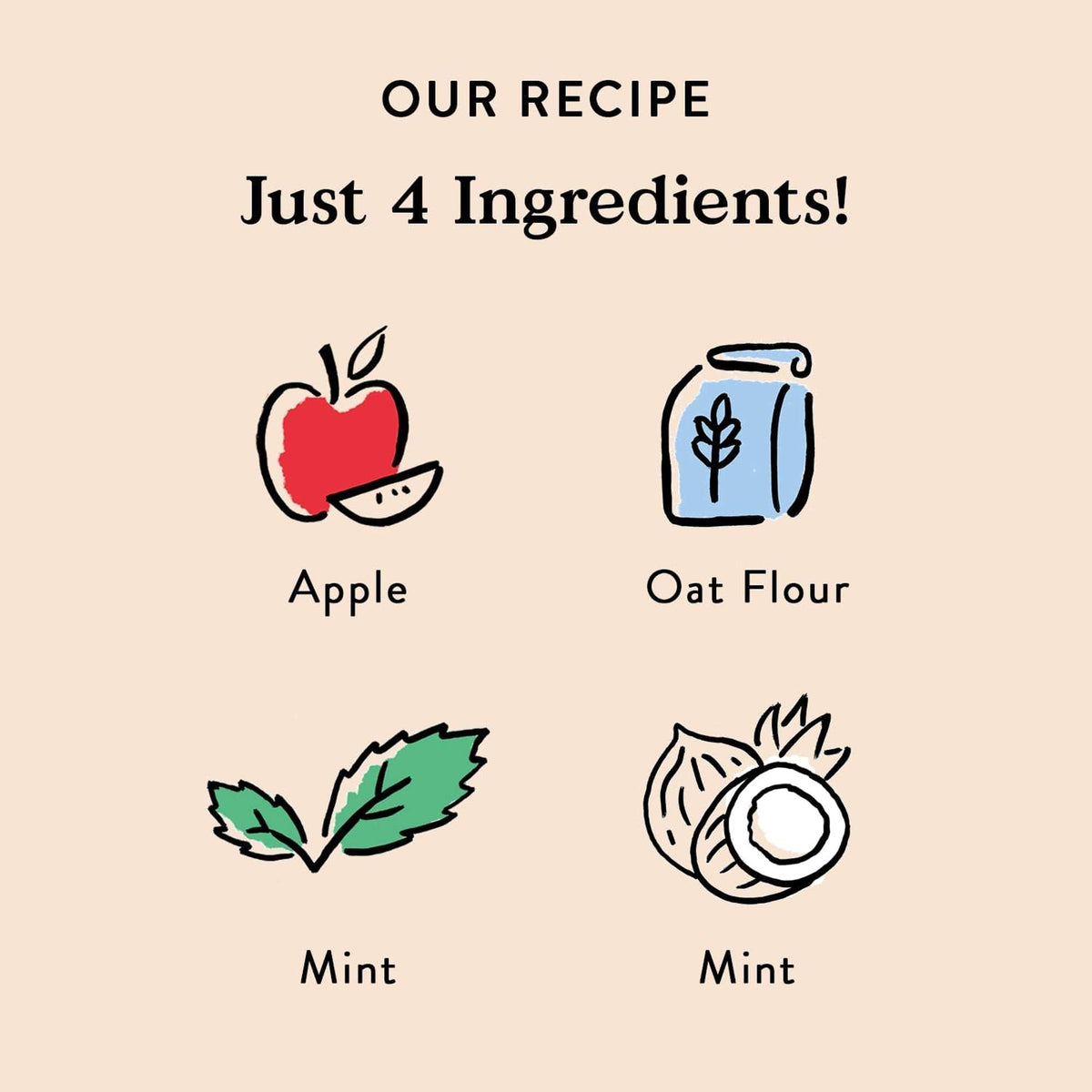 Bocce&#39;s Bakery Daily Support Breath + Apple and Mint Dog Treats