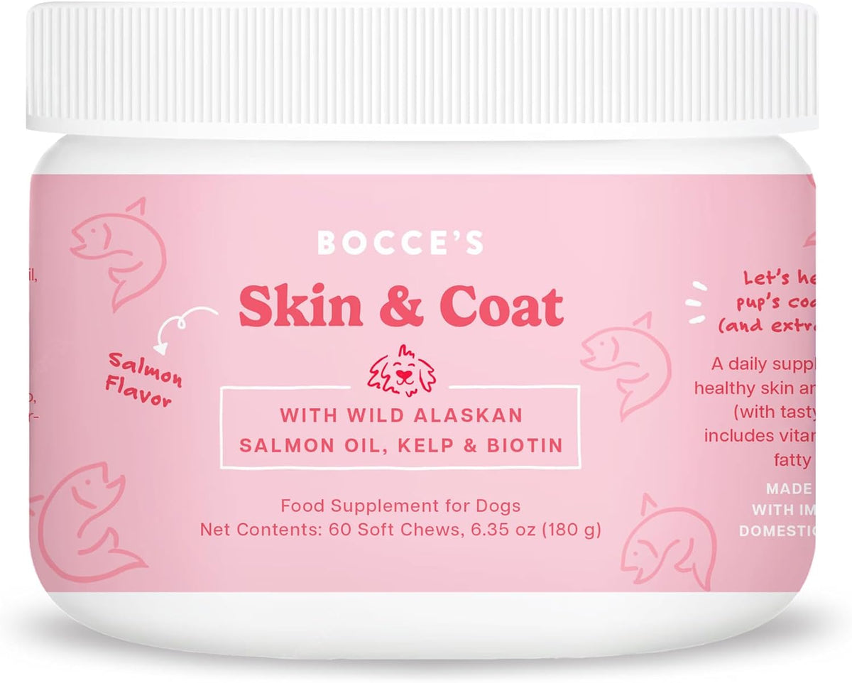 Bocce&#39;s Bakery Skin &amp; Coat Supplement for Dogs