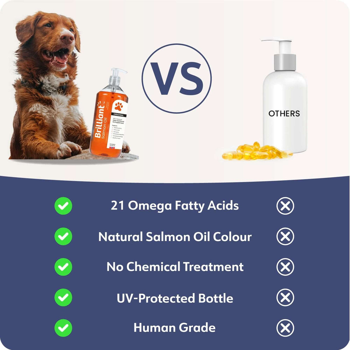 Brilliant Salmon Oil for Dogs and Cats