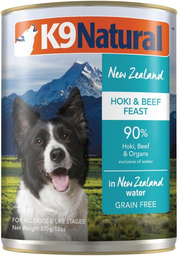K9 Natural Grain Free Hoki &amp; Beef Feast Canned Dog Food
