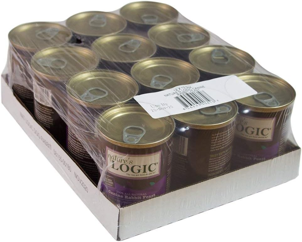 Nature&#39;s Logic Canine Rabbit Feast Canned Dog Food