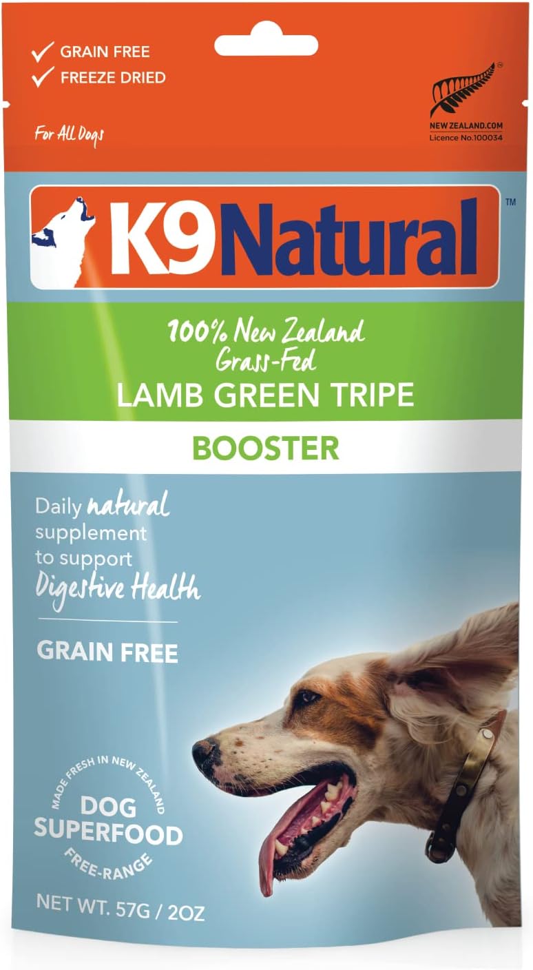 K9 Natural Freeze-Dried Booster Lamb Green Tripe Dog Supplement