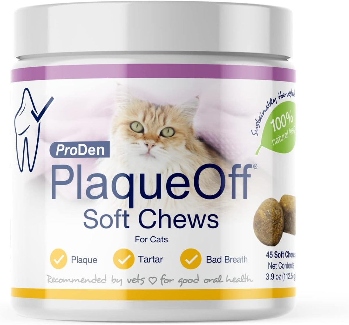 ProDen PlaqueOff Oral Care Soft Chews for Cat