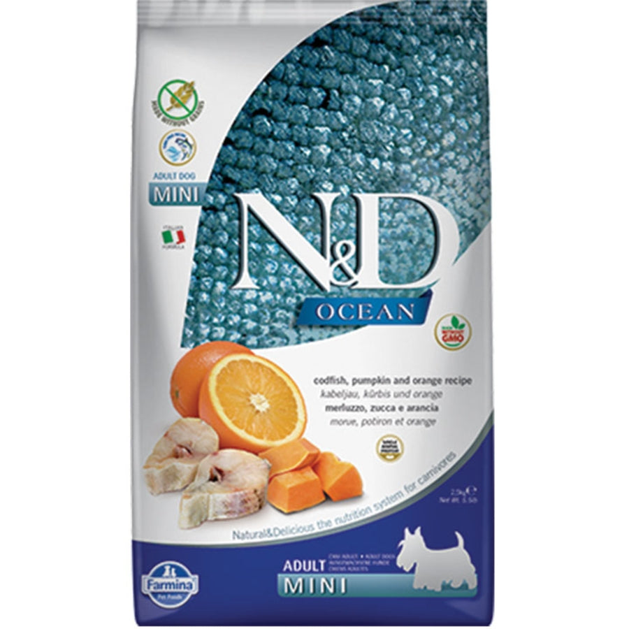 Farmina N&D Ocean Grain Free Codfish, Pumpkin & Orange Mini Dog Food
