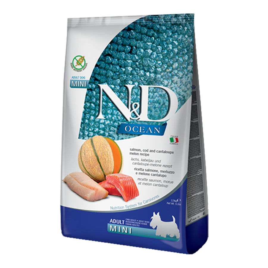 Farmina N&D Ocean Grain Free Salmon, Cod & Cantaloupe Mini Dog Food