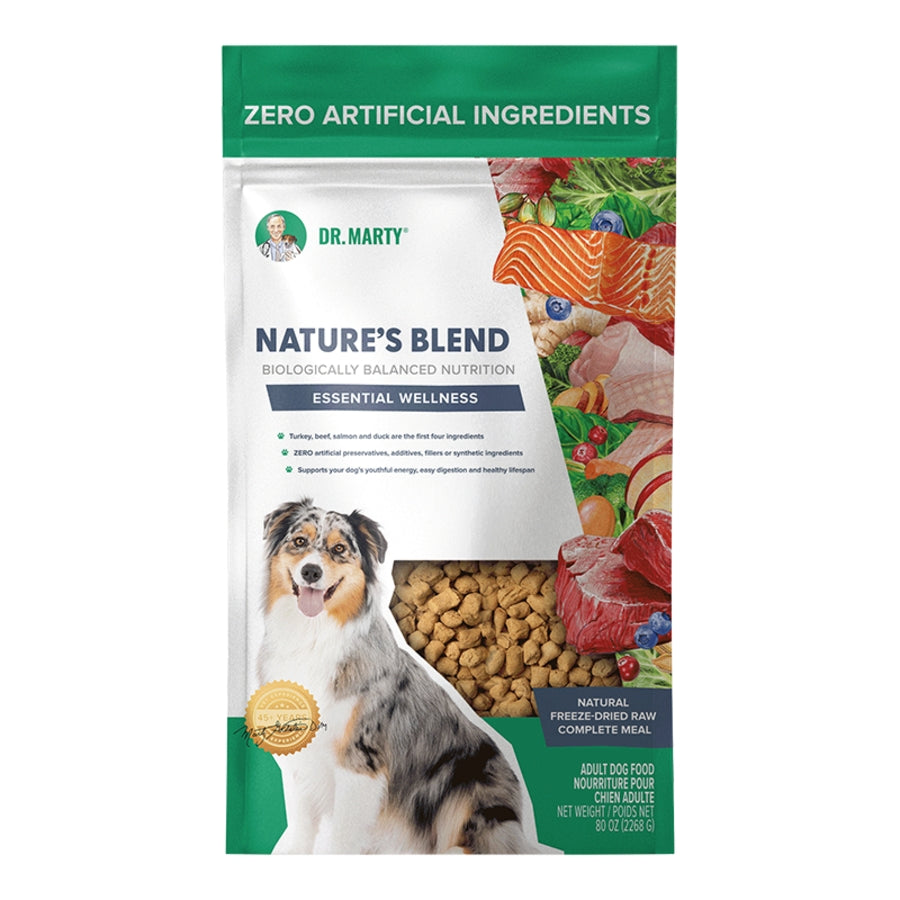 Dr. Marty Freeze-Dried Raw Nature&#39;s Blend Essential Wellness Dog Food