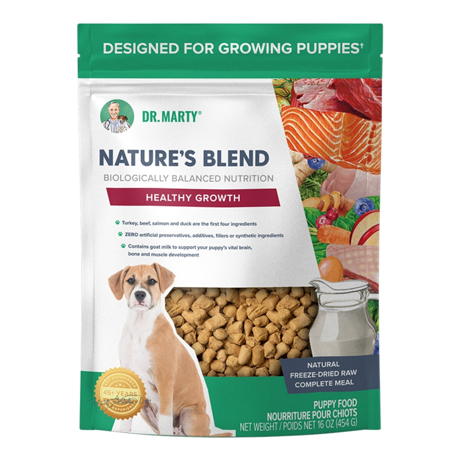 Dr. Marty Freeze-Dried Raw Nature&#39;s Blend Healthy Growth Dog Food