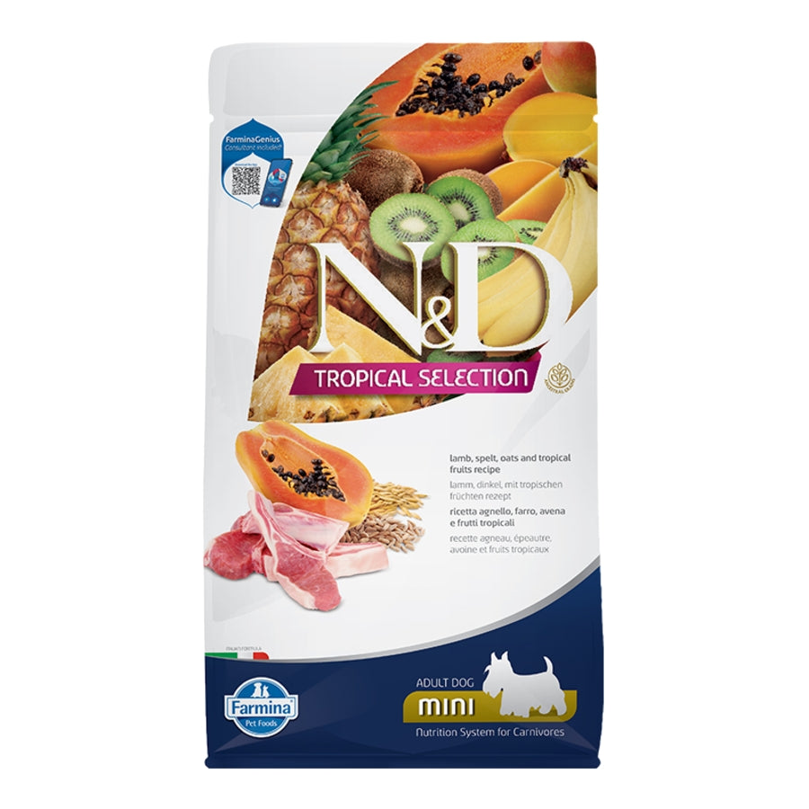 Farmina N&D Tropical Selection Lamb, Spelt, Oats & Tropical Fruits Mini Dog Food