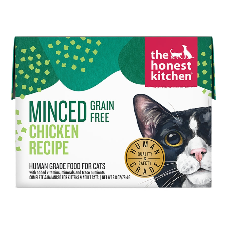The Honest Kitchen Grain Free Minced Chicken in Bone Broth Cat Food