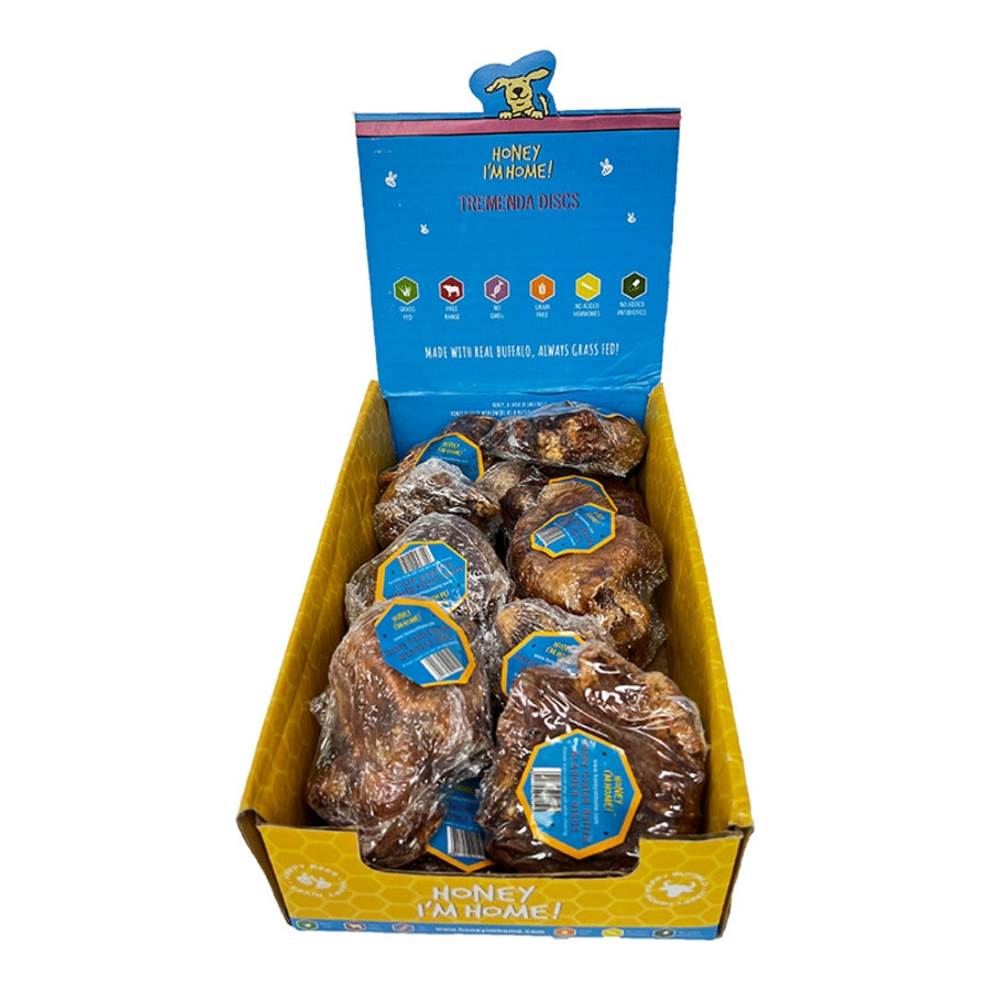 Honey I&#39;m Home! Water Buffalo Tremenda Disc Dog Chews
