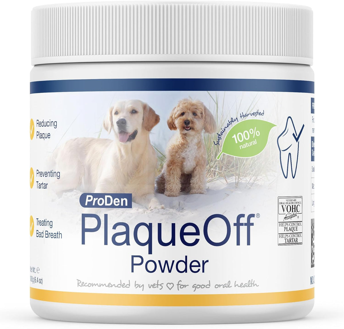ProDen PlaqueOff Oral Care Powder for Dogs & Cats