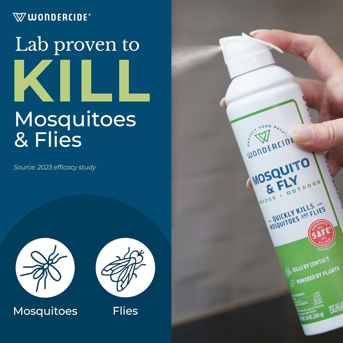Wondercide Mosquito & Fly Spray Indoor + Outdoor