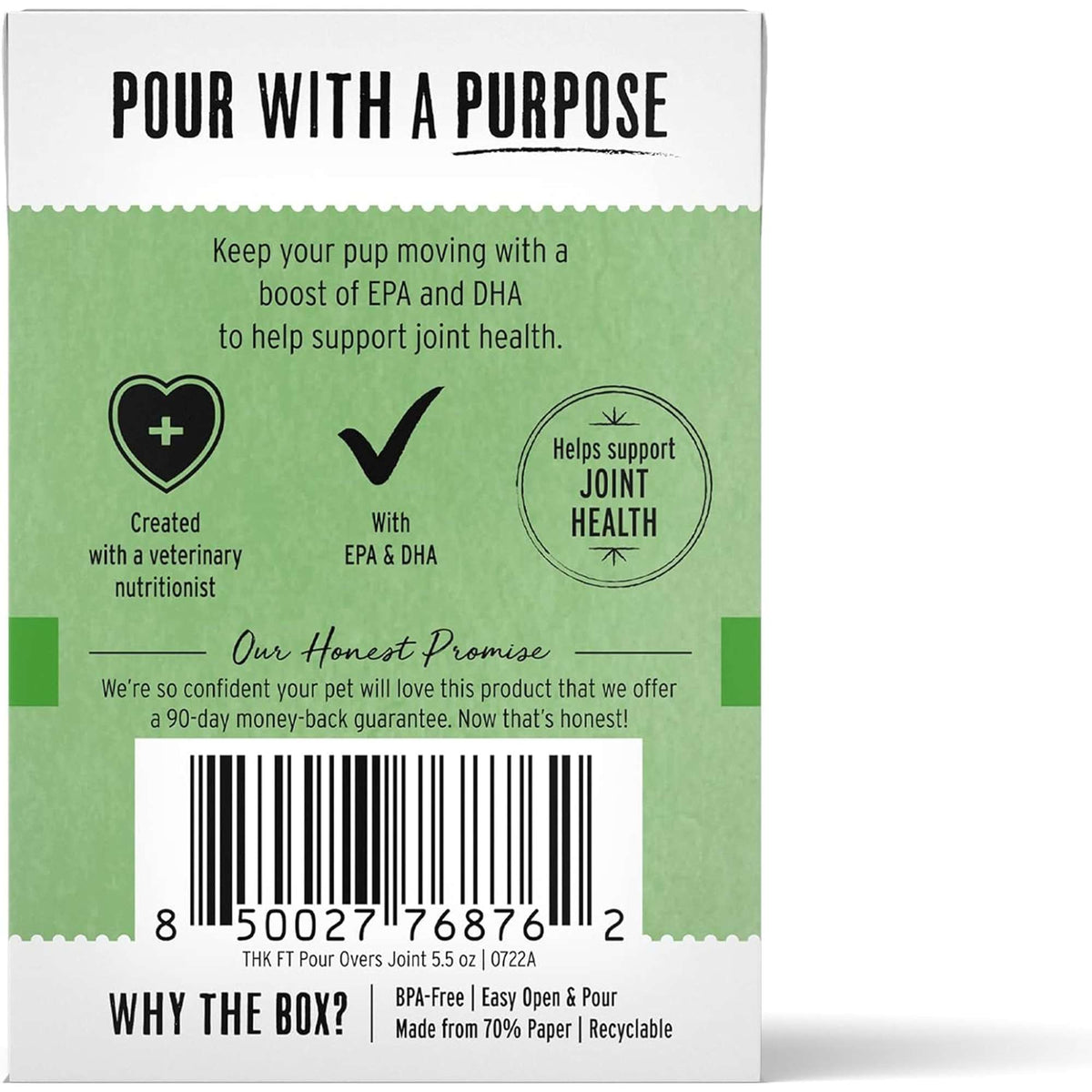 The Honest Kitchen Grain Free Pour Overs Hip &amp; Joint Chicken Stew Dog Meal Topper