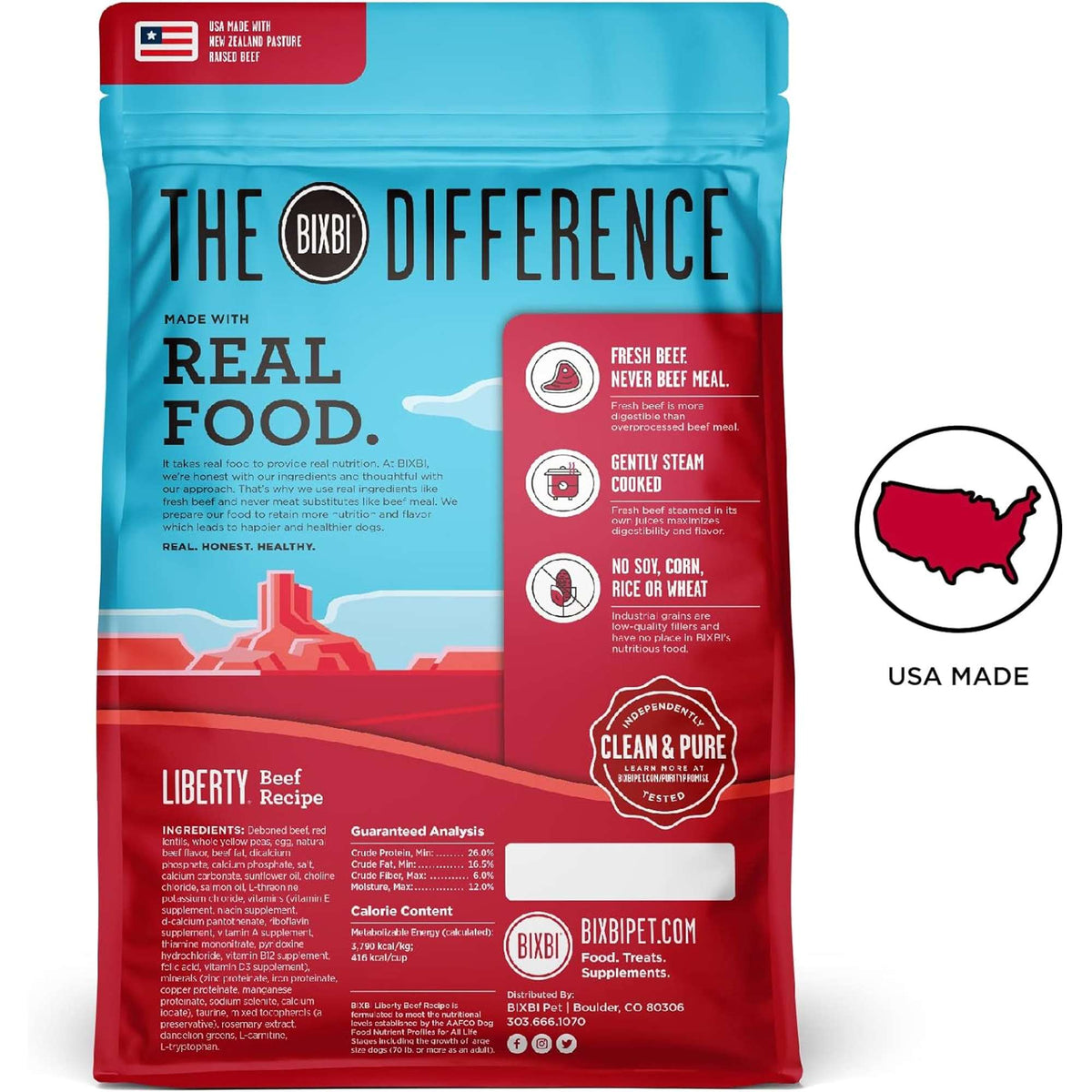 Bixbi Liberty Grain Free Beef Dog Food