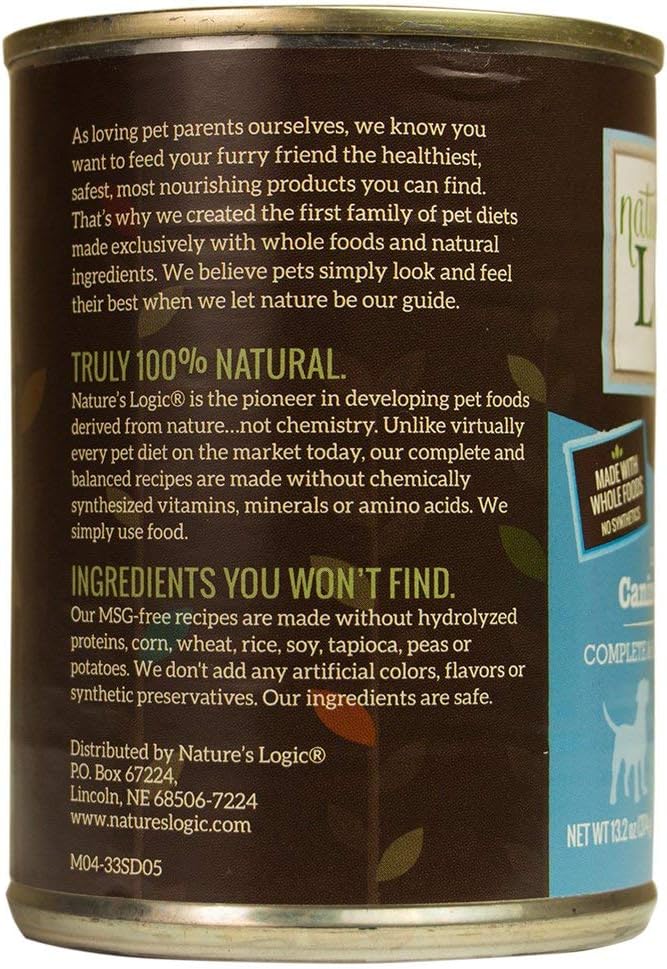 Nature&#39;s Logic Canine Sardine Feast Canned Dog Food