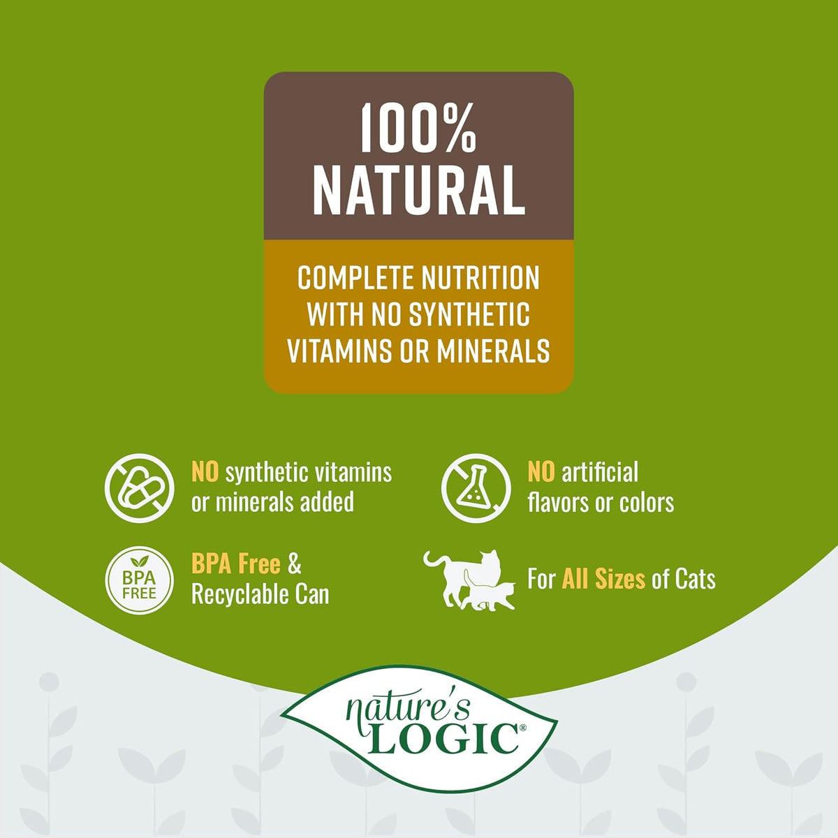Nature&#39;s Logic Feline Turkey Feast Canned Cat Food