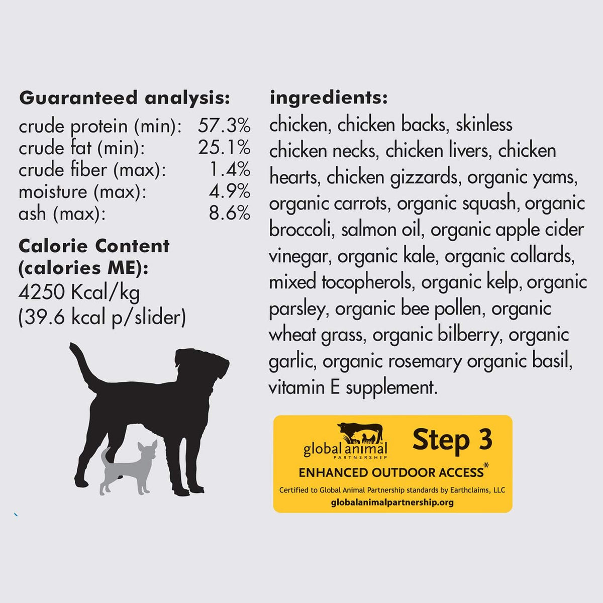 Small Batch Freeze-Dried Raw Chicken Sliders Dog Food