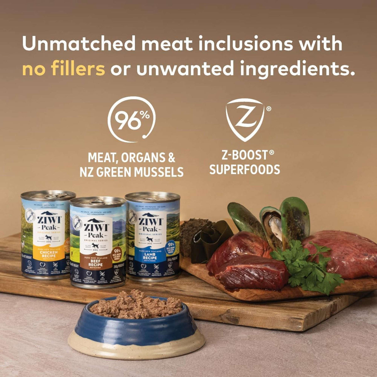 Ziwi Peak Lamb Recipe Canned Dog Food