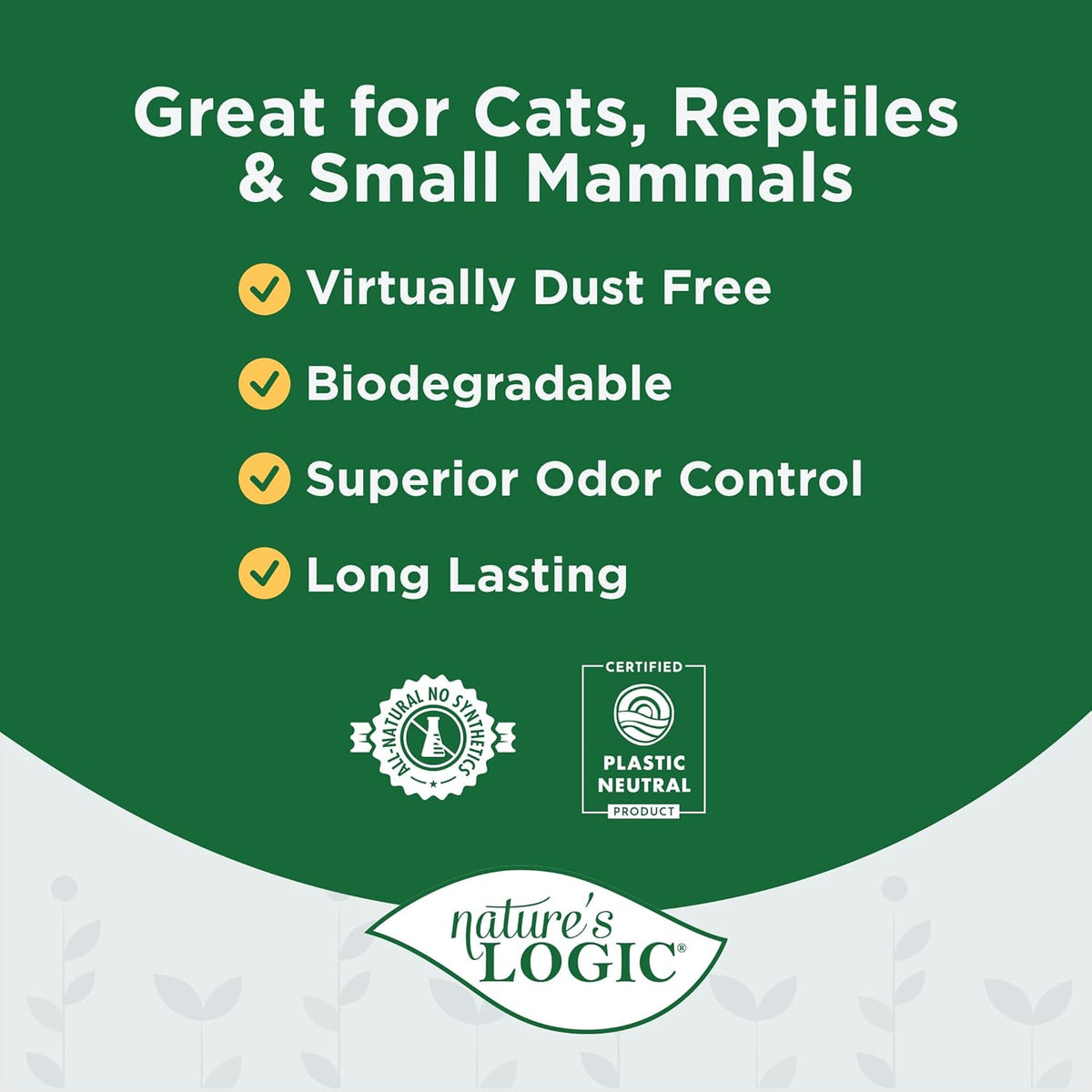 Nature&#39;s Logic All-Natural Pine Cat Litter
