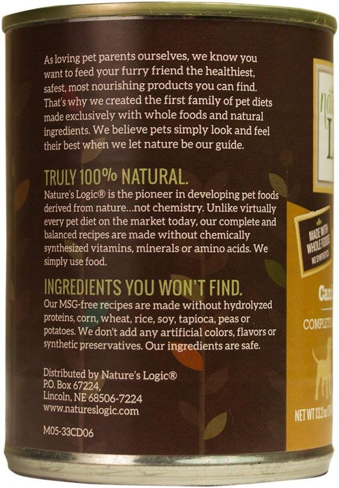 Nature&#39;s Logic Canine Chicken Feast Canned Dog Food