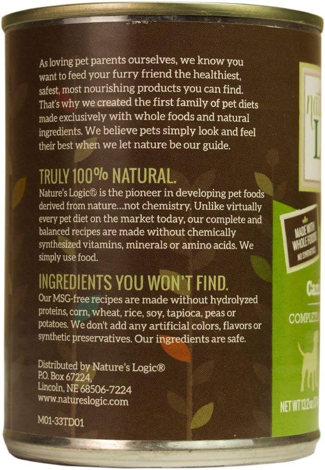 Nature&#39;s Logic Canine Turkey Feast Canned Dog Food