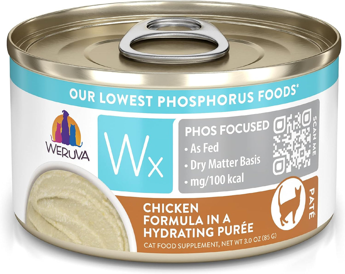 Weruva Wx Phos Focused Chicken in Purée Canned Cat Food