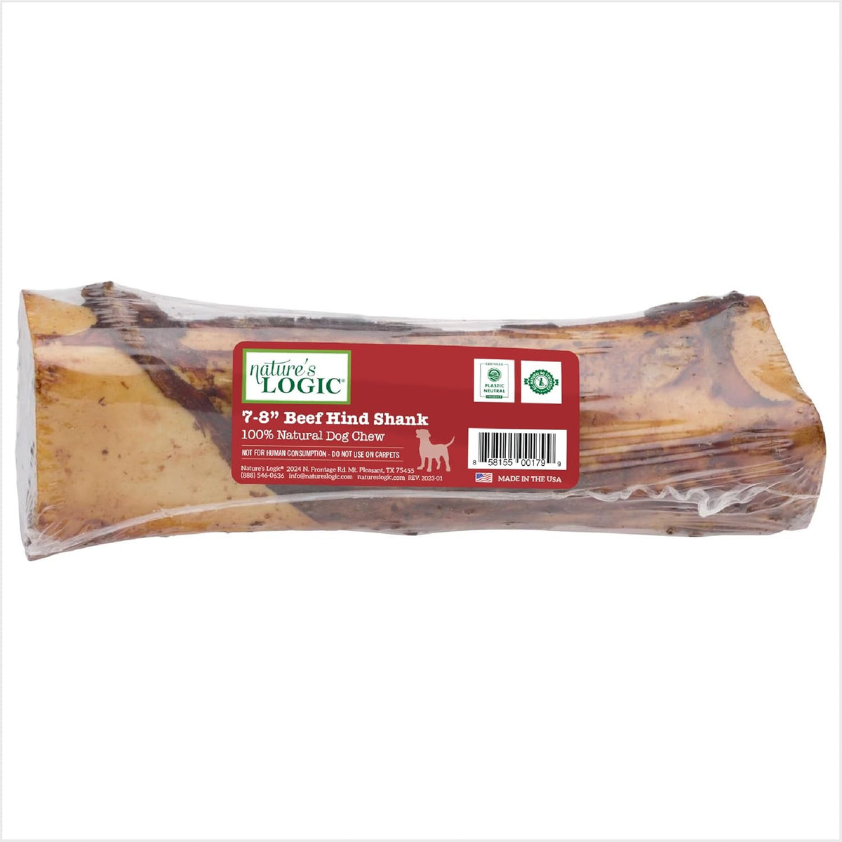Nature&#39;s Logic Beef Hind Shank Dog Chew