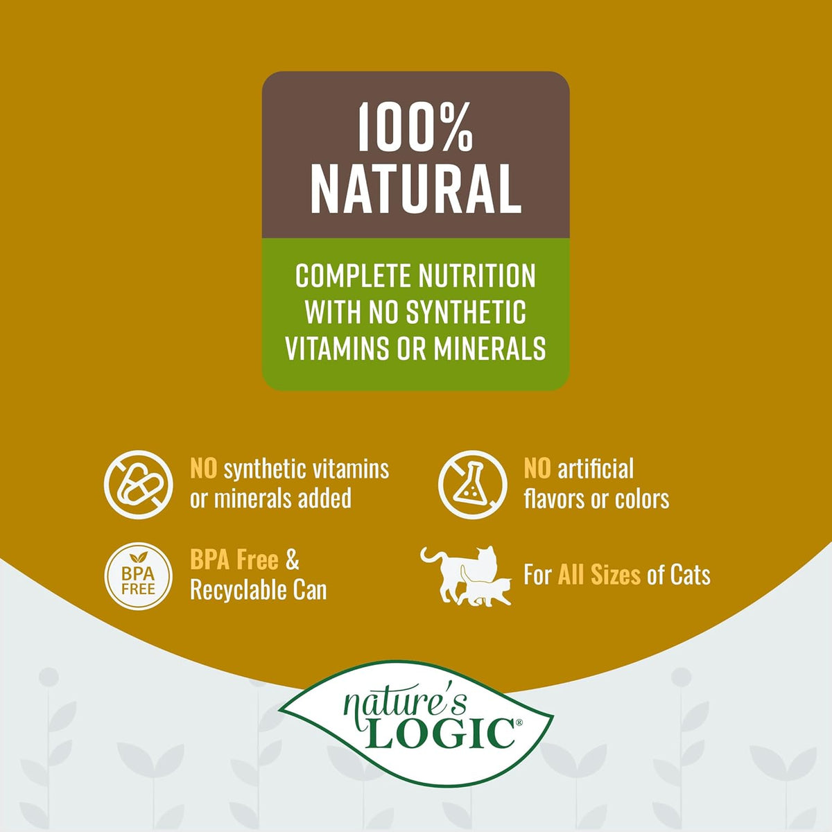 Nature&#39;s Logic Feline Chicken Feast Canned Cat Food