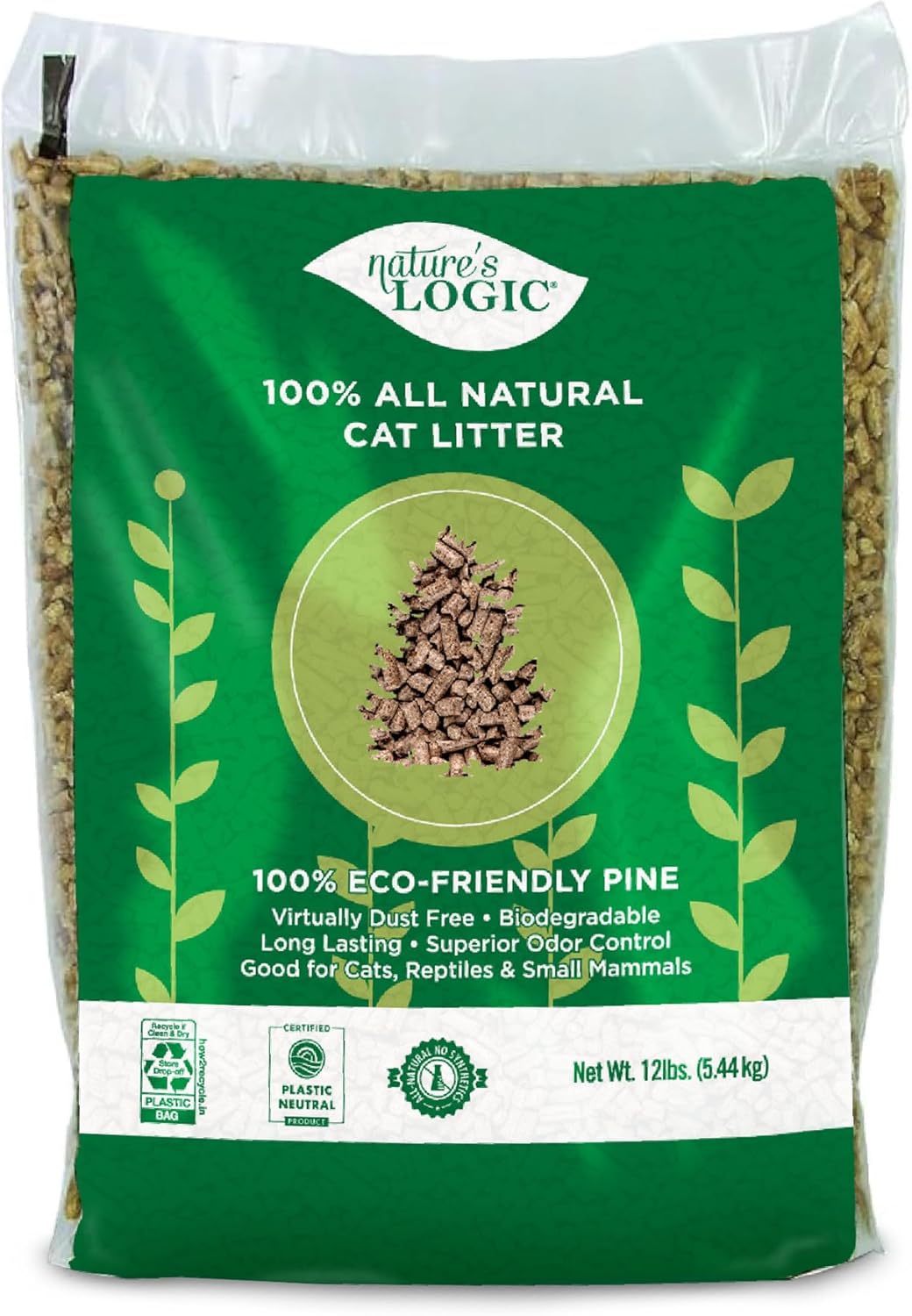 Nature&#39;s Logic All-Natural Pine Cat Litter