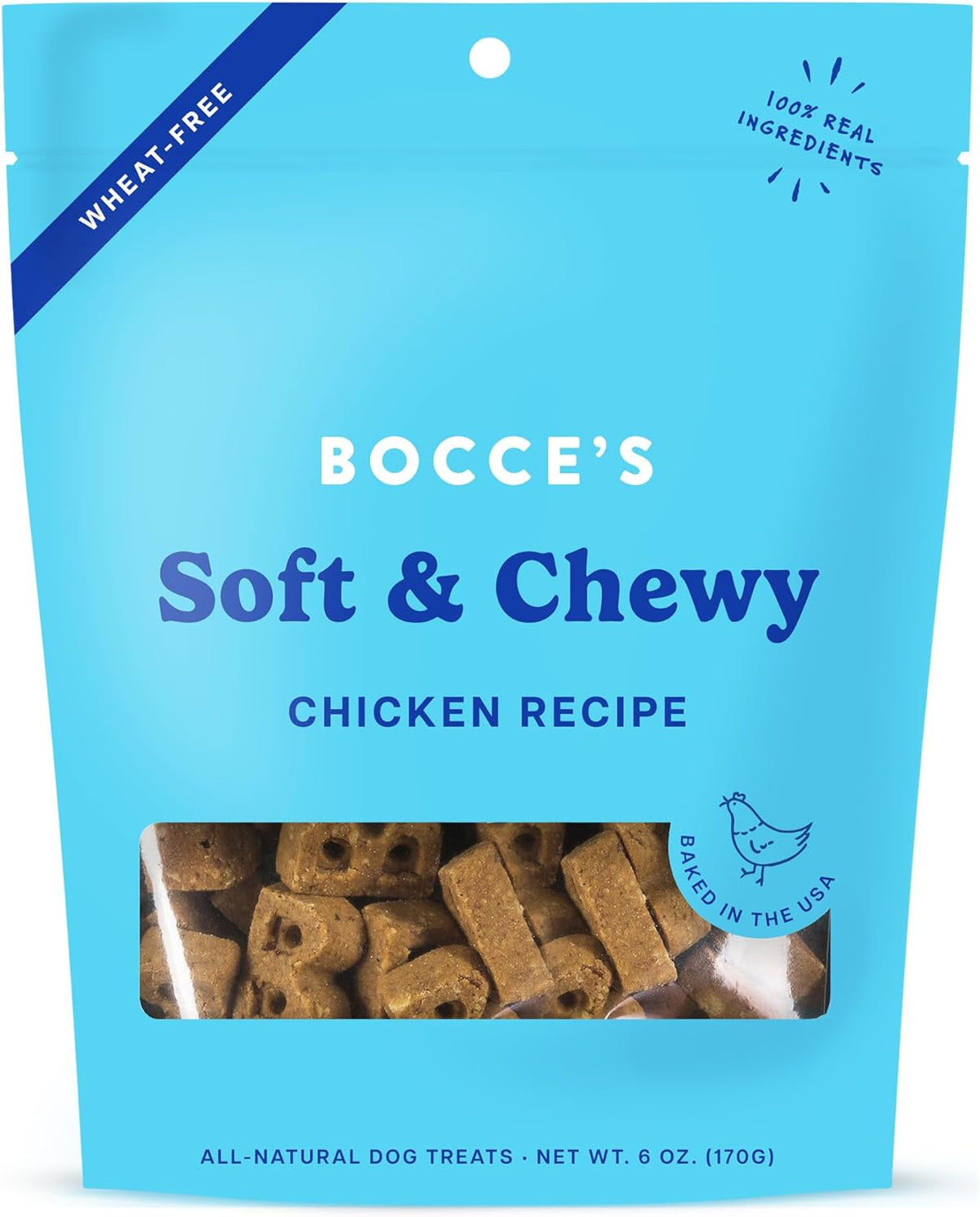 Bocces Bakery Soft and Chewy Chicken Dog Treats