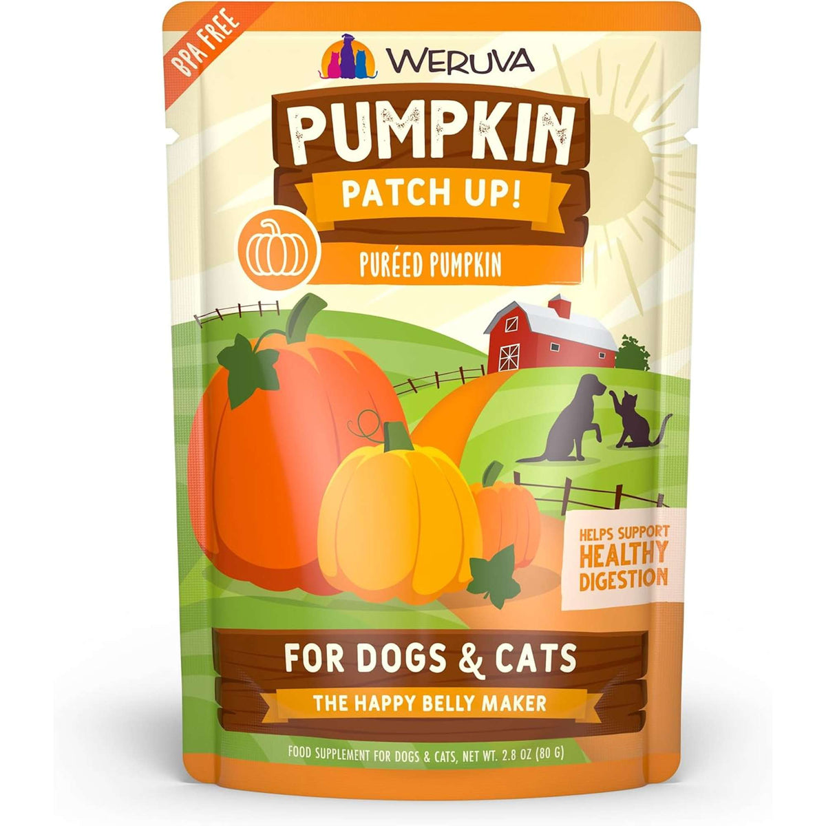 Weruva Pumpkin Patch Up! Puréed Pumpkin Dog &amp; Cat Food Supplement