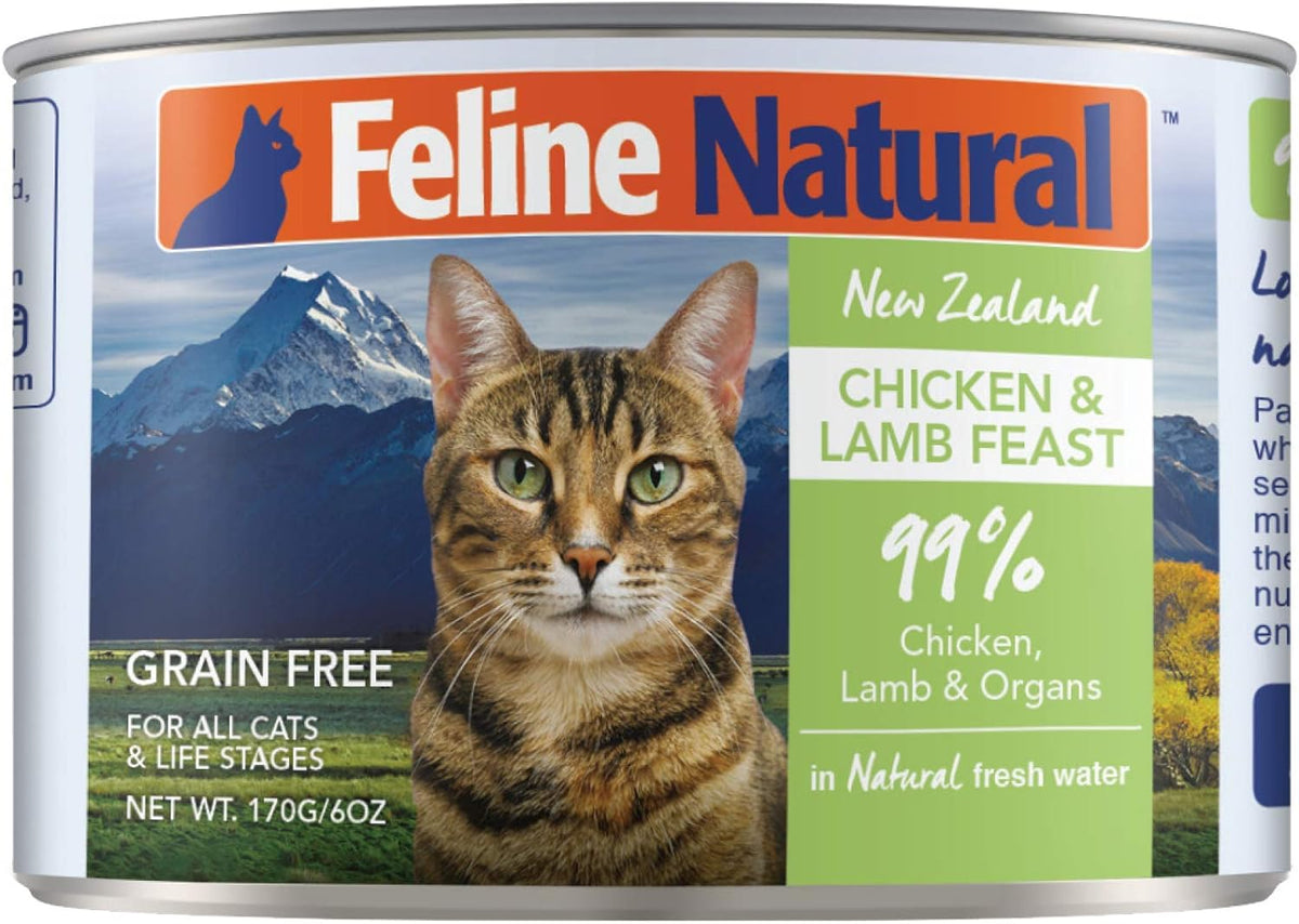 Feline Natural Grain Free Chicken &amp; Lamb Feast Canned Cat Food