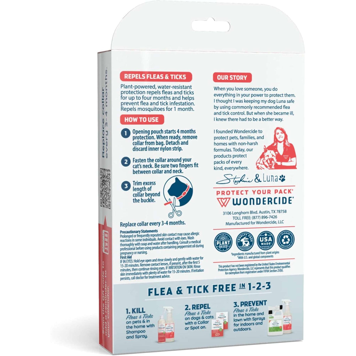 Wondercide Flea & Tick Peppermint Scent Dog Collar