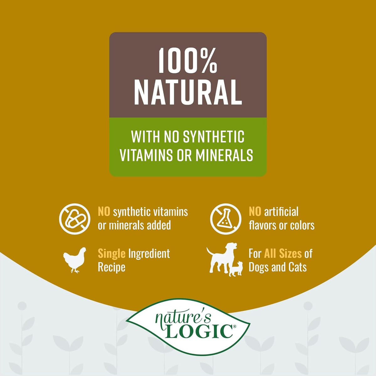 Nature&#39;s Logic Dehydrated Chicken Bone Broth for Dogs &amp; Cats